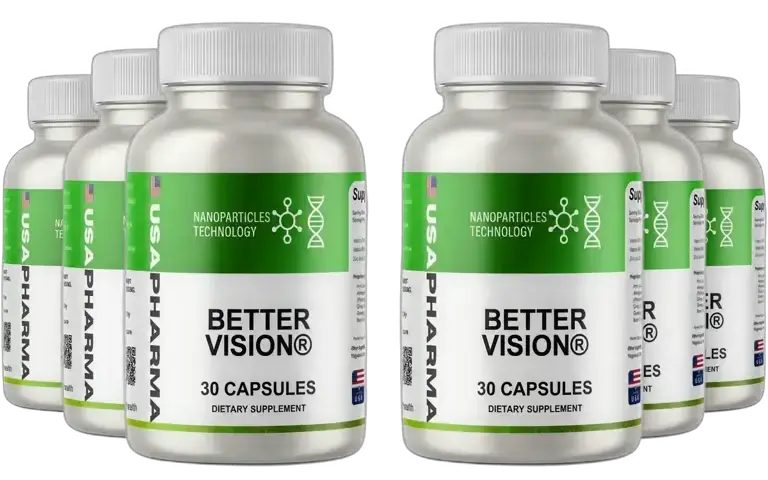 Better Vision daily eye support bottles